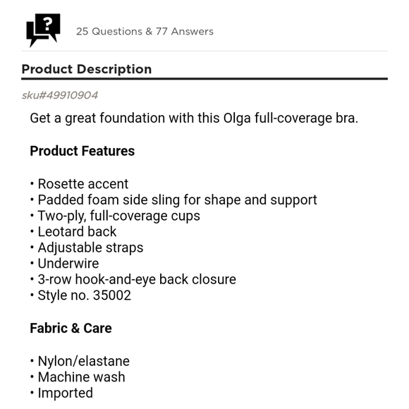 🖤 Last 1❣️ phlox pink signature support satin full figure & coverage bra - Picture 3 of 7